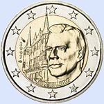 2 euros Luxembourg 2007